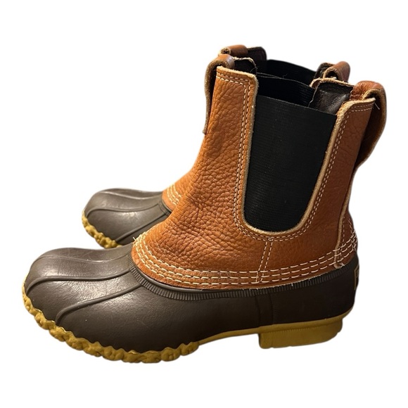 LL Bean Duck Chelsea Bean Boots Woman’s Size 6M - Picture 5 of 10